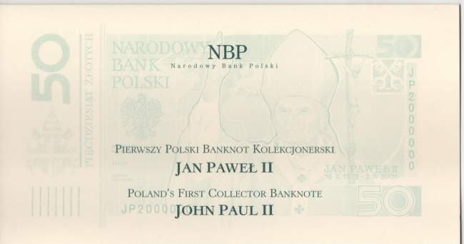 50 zloty 2006 Johannes Paul